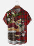 Men's Christmas Funny Graphic Short Sleeve Hawaiian Shirt